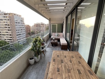Departamento en arriendo mensual en Mayecura esquina Colon, Las Condes - 3 dormitorios, 3 baños