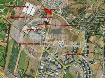 Terreno en arriendo mensual en Sector Espacio Riesco, Huechuraba