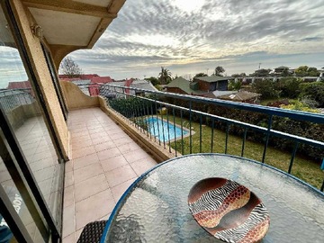 Departamento en arriendo mensual en Hermoso Depto a pasos playa amarilla 2D1B1E (177765), Concón - 2 dormitorios, 2 baños