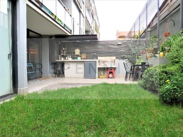 Departamento en venta en Con Jardin Privado / Barrio Italia (164436), Ñuñoa - 1 dormitorio, 1 baño
