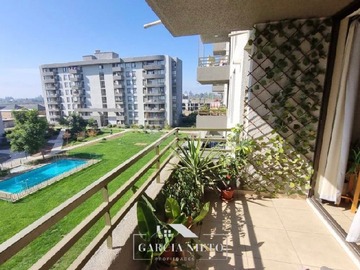 Departamento en arriendo mensual en Condominio parque alameda (95163), Rancagua - 3 dormitorios, 1 baño