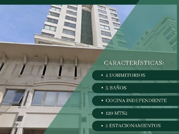 Departamento en venta en Vende g&d hidalgo propiedades, Viña del Mar - 4 dormitorios, 3 baños