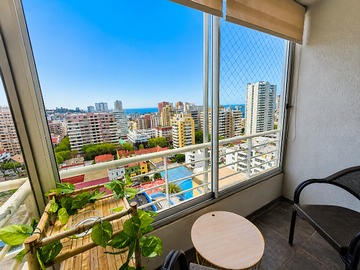 Departamento en arriendo mensual en Arriendo Departamento Uno Poniente Sin Amoblar Viña del Mar - 2 dormitorios, 2 baños