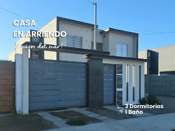Casa en arriendo mensual en Loteo dunas de san pedro iii, La Serena - 3 dormitorios, 1 baño