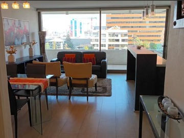 Departamento en arriendo mensual en Av Kennedy con Maquehue, Las Condes - 2 dormitorios, 2 baños