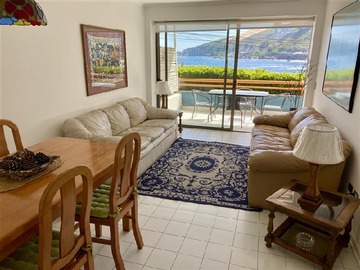 Departamento en arriendo mensual en Av Borgoño 16300, Viña del Mar - 2 dormitorios, 2 baños
