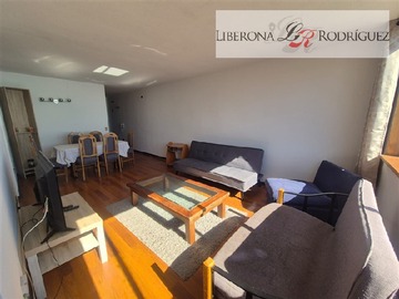 Departamento en arriendo mensual en Departamento en primera línea de San Martín. Incluye gg.cc., Viña del Mar - 3 dormitorios, 2 baños