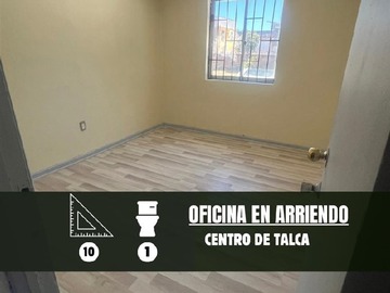 Oficina en arriendo mensual en 2 norte 1 y 2 oriente, Talca - 1 dormitorio, 1 baño