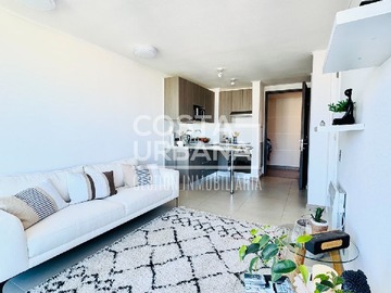 Departamento en arriendo mensual en Entrelomas, Concón - 1 dormitorio, 1 baño