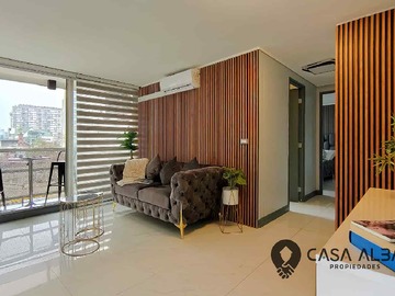 Departamento en arriendo mensual en San isidro, Santiago - 2 dormitorios, 1 baño