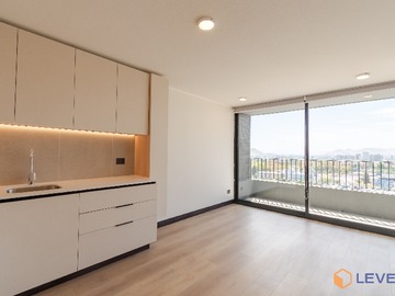 Departamento en arriendo mensual en Departamento Nuevo 1D1B a Pasos de Metro Santa Ana - 1 dormitorio, 1 baño