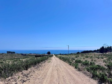 Terreno en venta en Sitio con gran vista a la mar en Condominio (140084), La Ligua