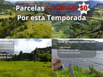 Terreno en venta en Parcelas Lago Atravesado Sin Comision Verano (168936), Coyhaique