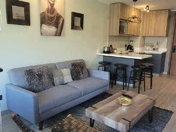 Departamento en venta en camino internacional, Pucón - 1 dormitorio, 1 baño