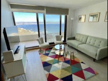 Departamento en arriendo mensual en Edmundo Eluchans, Viña del Mar - 2 dormitorios, 2 baños