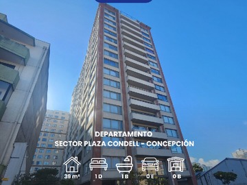 Departamento en arriendo mensual en Plaza Condell, Concepción - 1 dormitorio, 1 baño