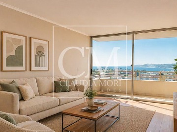 Departamento en venta en Viña del Mar, Agua Santa, Viña del Mar - 3 dormitorios, 2 baños