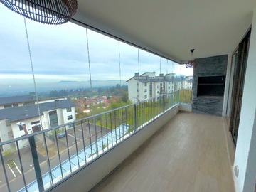 Departamento en arriendo mensual en Increíble vista con quincho privado (178064), La Florida - 1 dormitorio, 1 baño