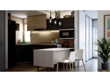 Departamento en venta en Departamentos Nuevos 2D 1B por Metro Valdovinos, San Joaquin, San Joaquín - 1 dormitorio, 1 baño