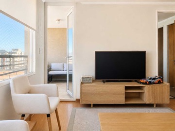 Departamento en arriendo mensual en 1D + 1B + Estacionamiento + Bodega (172201), Las Condes - 1 dormitorio, 1 baño