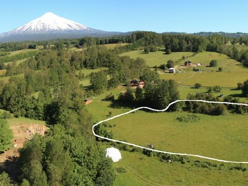 Parcela en arriendo mensual en Los riscos, Pucón