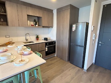 Departamento en arriendo mensual en Depto NUEVO y amplio de 44 m2 , Bod, Metro (171095), Macul - 1 dormitorio, 1 baño