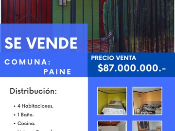 Venta / Casa / Paine