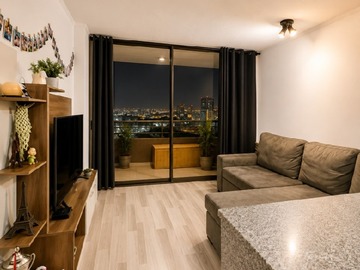 Departamento en arriendo mensual en Cómodo depto 2d2b + box + bodega - metro macul, Macul - 2 dormitorios, 2 baños