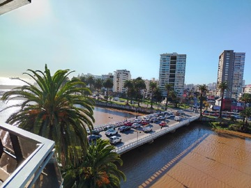 Departamento en arriendo mensual en A un paso del casino de viña del mar, Viña del Mar - 2 dormitorios, 1 baño