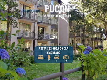 Departamento en venta en Moderno y Amplio, Ideal para Familias (163090), Pucón - 1 dormitorio, 1 baño