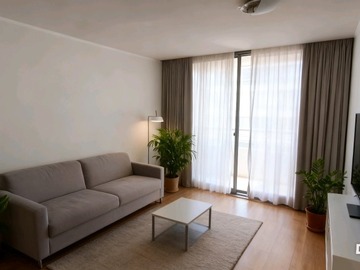 Departamento en arriendo mensual en Ecuador / benedicto xv, Estación Central - 2 dormitorios, 1 baño