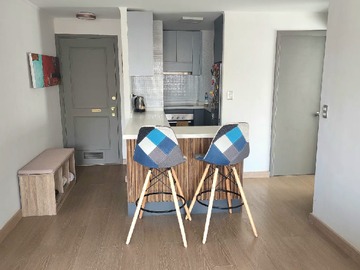 Departamento en arriendo mensual en Santa Magdalena 68, Providencia - 2 dormitorios, 1 baño