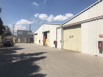 Bodega en arriendo mensual en Lo espejo, San Bernardo
