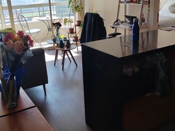 Departamento en arriendo mensual en Metro Escuela Militar, Las Condes - 1 dormitorio, 1 baño