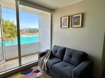 Departamento en arriendo mensual en Condominio Olas, San Pedro de la Paz - 2 dormitorios, 2 baños