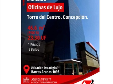 Oficina en arriendo mensual en Oficina Ideal para Negocios en Crecimiento (177748), Concepción