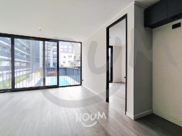 Departamento en arriendo mensual en Rosas, Santiago - 1 dormitorio, 1 baño