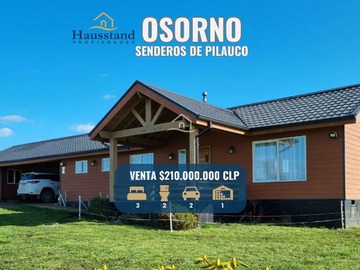 Casa en venta en Vive la tranquilidad que soñaste (162699), Osorno - 3 dormitorios, 2 baños