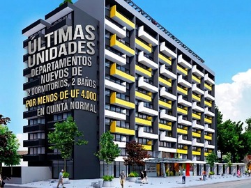 Departamento en venta en Sector San Pablo, Quinta Normal - 2 dormitorios, 2 baños