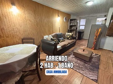 Casa en arriendo mensual en Arriendo casa amoblada 2D-1B Mirasol (175913), Puerto Montt - 2 dormitorios, 1 baño