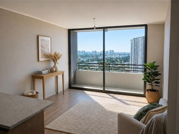 Departamento en venta en Vicuña Mackenna 3737 Torre II, San Joaquín - 2 dormitorios, 1 baño