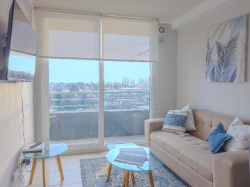 Departamento en arriendo mensual en Depto amoblado 2D1B Centro de Temuco (177463), Temuco - 2 dormitorios, 1 baño