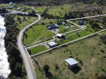 Terreno en venta en Parcela 1ha Con 3 Cabañas Frente a Rio Pangal (171790), Aysén - 6 dormitorios, 3 baños