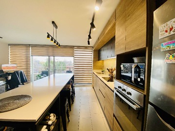 Departamento en arriendo mensual en Depto c/Vista despejada y 2 Est, a pasos Av Ossa (178422), Ñuñoa - 2 dormitorios, 2 baños