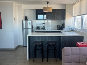 Departamento en arriendo mensual en Santa inés, Viña del Mar - 2 dormitorios, 2 baños