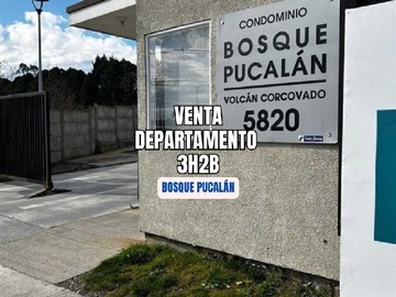 Departamento en venta en Venta Departamento Valle Volcanes 3D 2B + Est (168505), Puerto Montt - 3 dormitorios, 2 baños