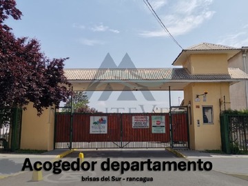 Departamento en arriendo mensual en Condominio brisas del sur, Rancagua - 3 dormitorios, 1 baño