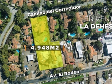 Sitio en venta en El Corregidor - Araucarias, Lo Barnechea