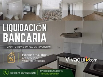Departamento en venta en entre metro Ecuador y San Alberto Hurtado, Estación Central - 1 dormitorio, 1 baño