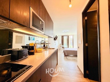 Departamento en arriendo mensual en General Bulnes, Santiago - 1 dormitorio, 1 baño
